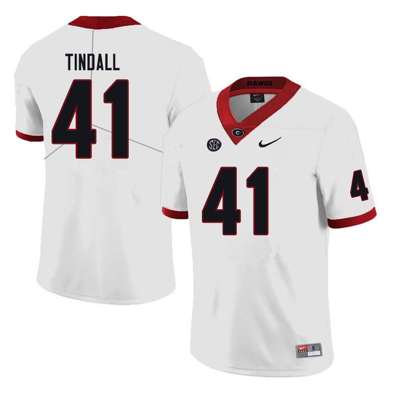 Georgia Bulldogs #41 Channing Tindall College Football Jerseys Sale-Black